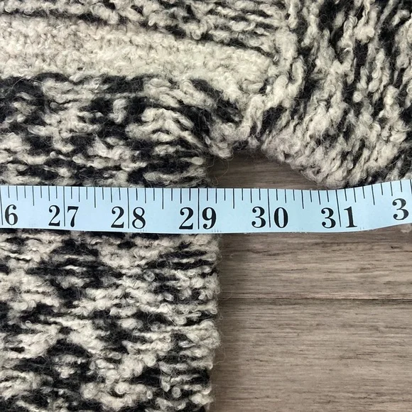 Anthropologie MOTH Solita Fair Isle Poncho Cowl Neck Sweater | Boho Nordic - Picture 10 of 13